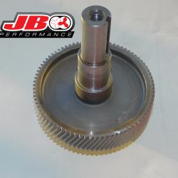 Metal gear with JB Performance logo.